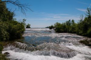 Rapids by Three Sisters Island