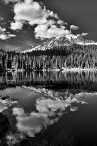Reflection Lake Black and White