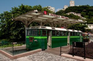 The Peak Tram car
