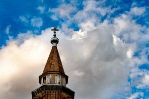 Steeple of an abandoned church, Pittsburgh, PA Mazier.org