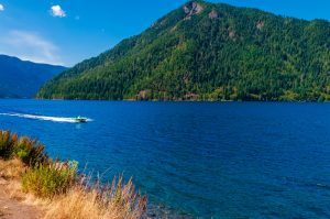 boat on Crescent Lake