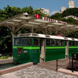 The Peak Tram car The Peak Tram car