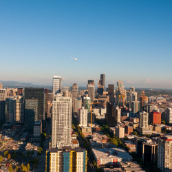 City view from Space Needle Seattle City view from Space Needle Seattle