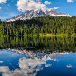Reflection Lake, Mt. Rainier National Park Reflection Lake, Mt. Rainier National Park